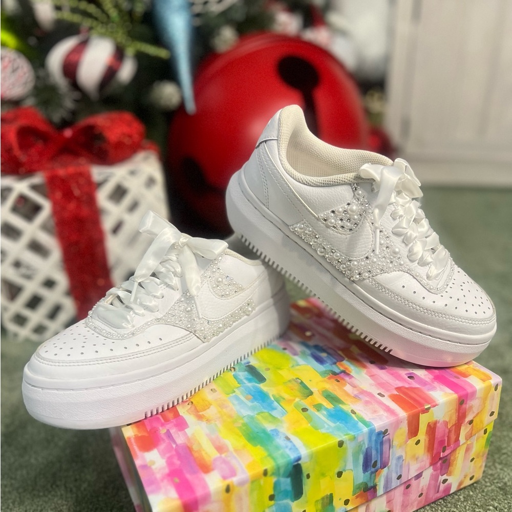 Nike One personalized wedding sneakers Size 7